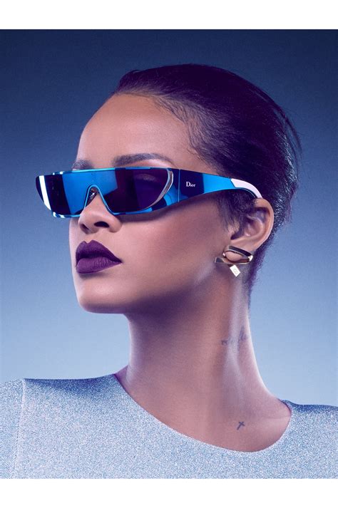 celebrities in dior sunglasses|Rihanna and Dior Collaborate on Sunglass Collection.